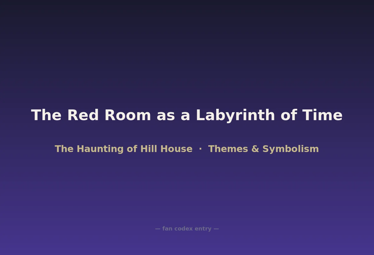 The Red Room as a Labyrinth of Time