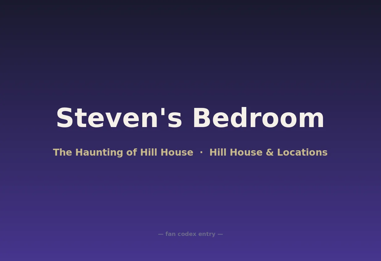 Steven's Bedroom